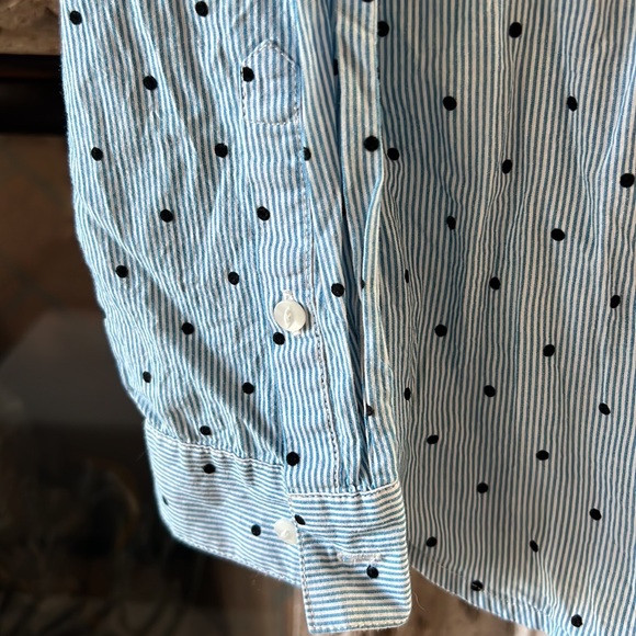 Madewell NYC Broadway & Broome shirt. Small with polka dots. - Picture 4 of 9